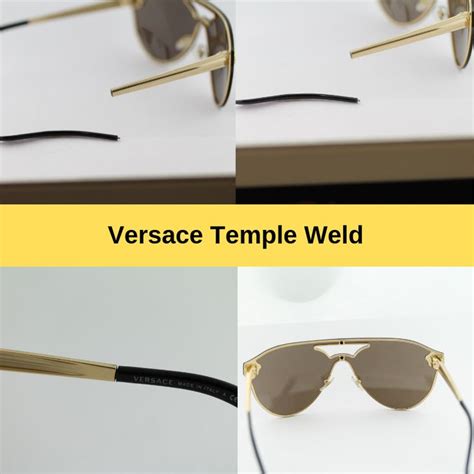 can i fix the earpiece on my versace sunglasses|Versace sunglasses repair near me.